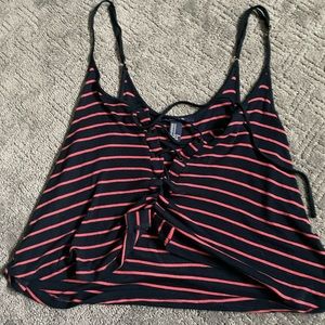 Striped vintage flowy tank